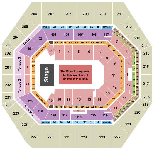 Gainbridge Fieldhouse Pentatonix Seating Chart